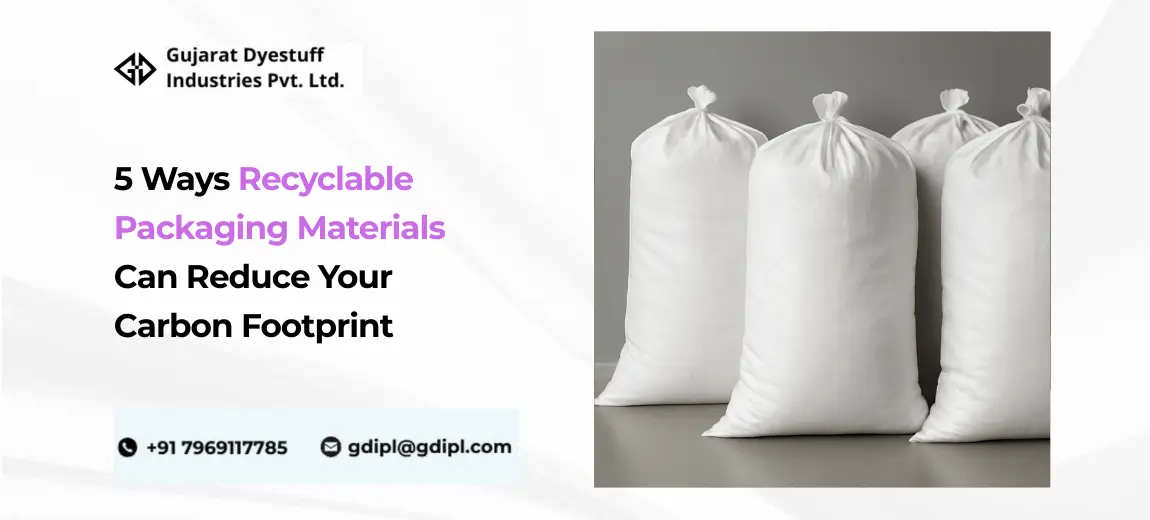 pp woven bags recyclable packaging materials can reduce your carbon footprint