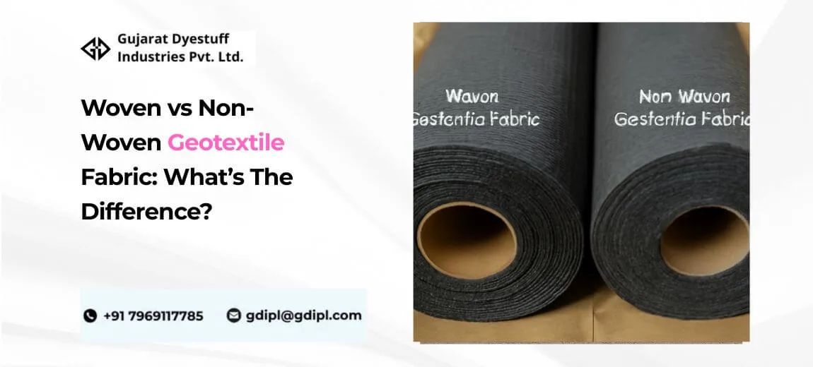 visual comparison of woven vs non woven geotextile fabric